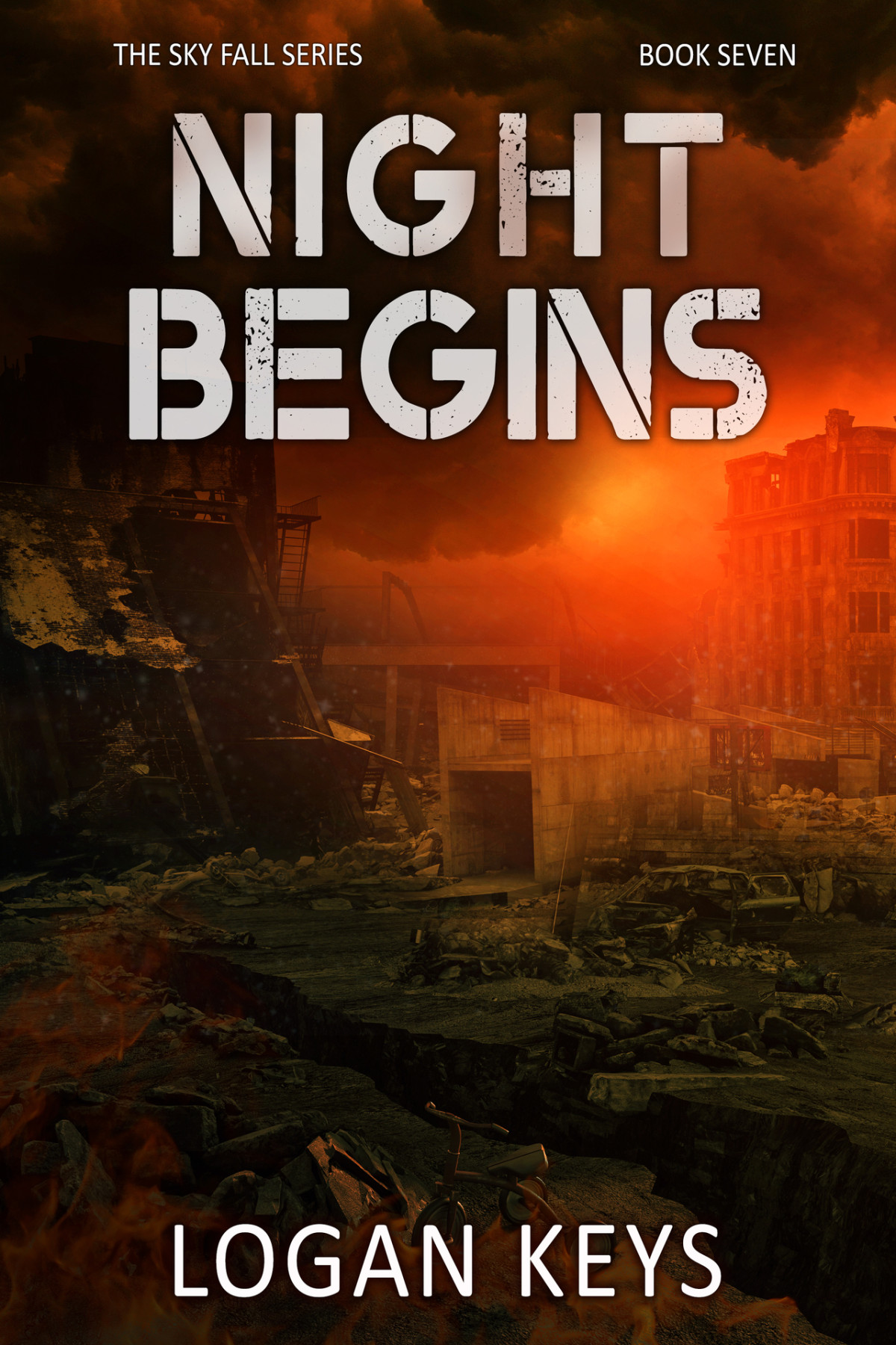 Night Begins Sky Fall Book 7 Logan Keys