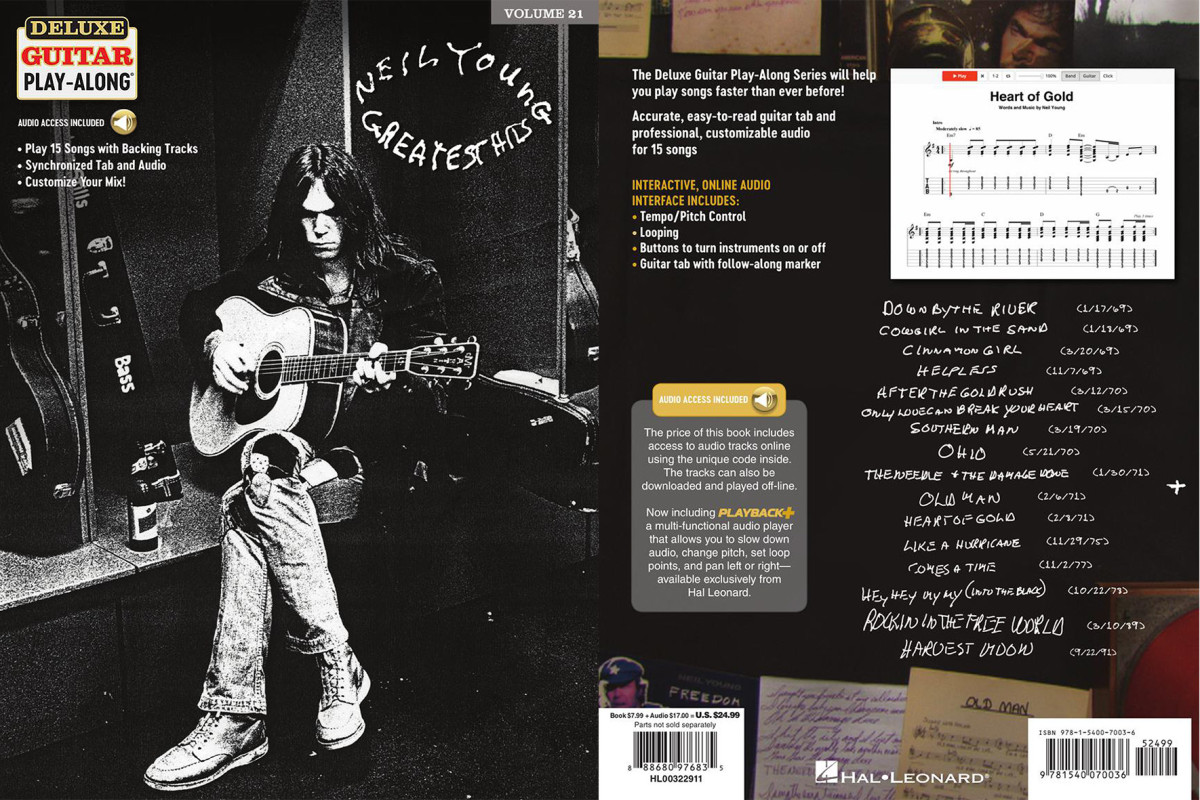 Neil Young Deluxe Guitar Playalong Vol 21 Neil Young Hal Leonard Neil Young