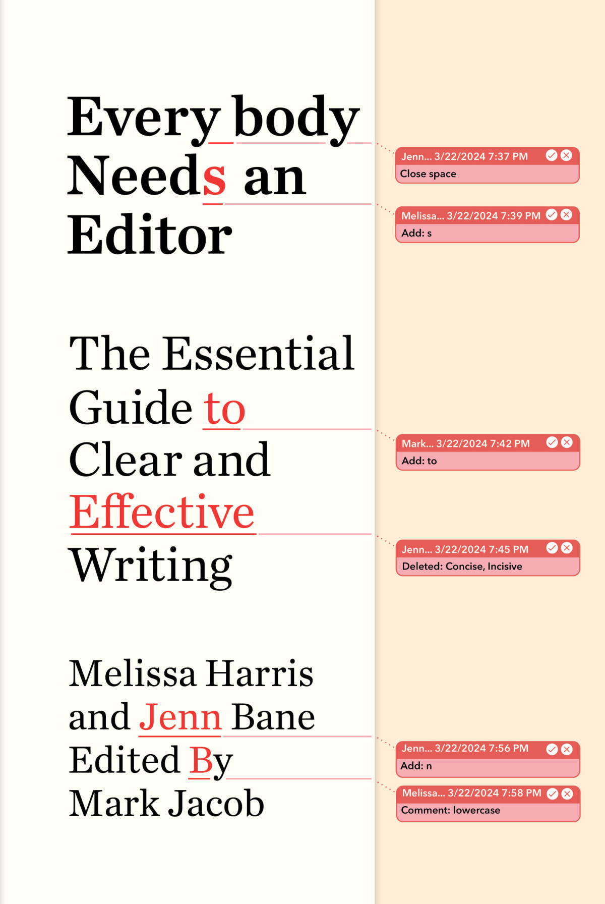 Everybody Needs An Editor The Essential Guide To Clear And Effective Writing Melissa Harris Jenn Bane
