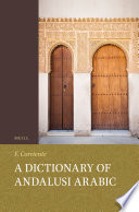 A Dictionary Of Andalusi Arabic Federico Corriente
