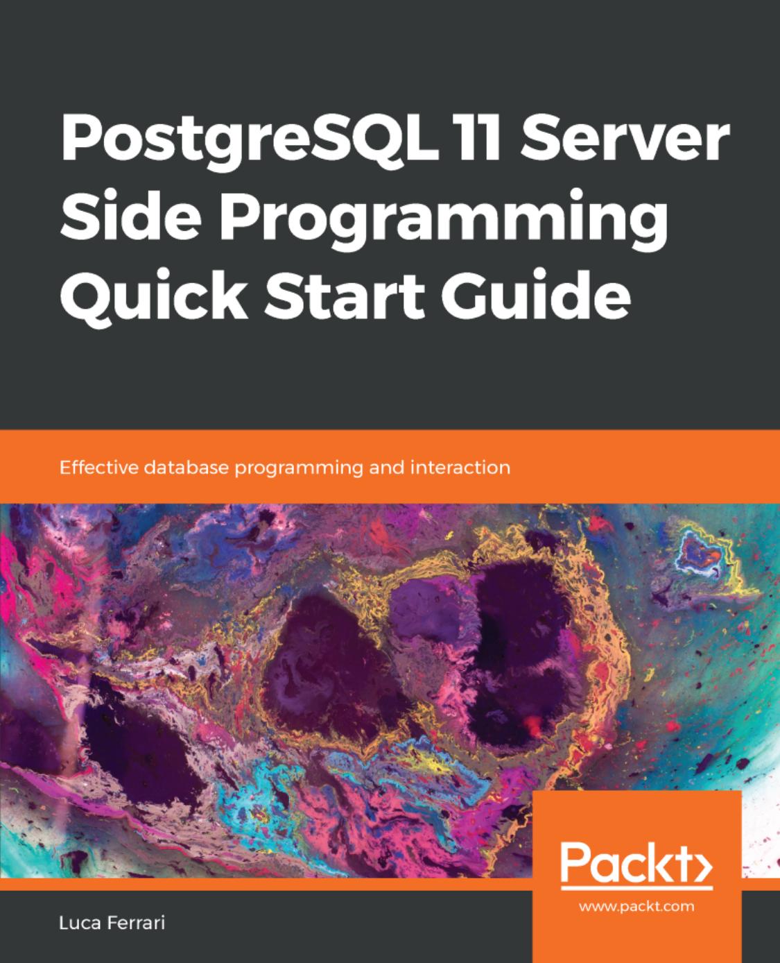 Postgresql 11 Server Side Programming Quick Start Guide 1st Edition L F