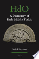 A Dictionary Of Early Middle Turkic Hendrik Boeschoten