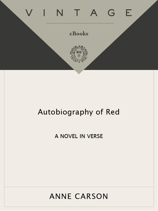 The Autobiography Of Red Anne Carson