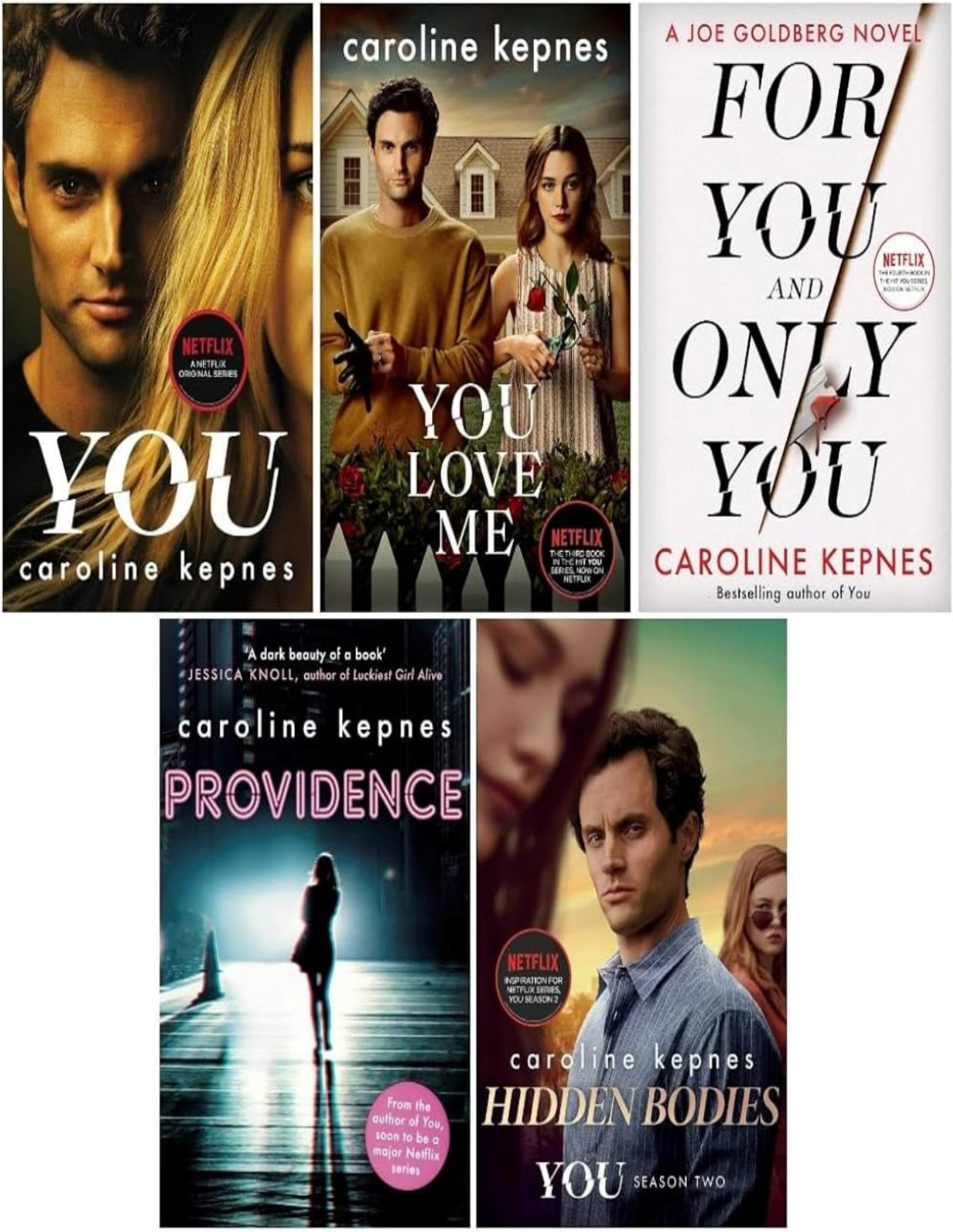 Caroline Kepnes You Series 5 Books Collection Set Kepnes Caroline