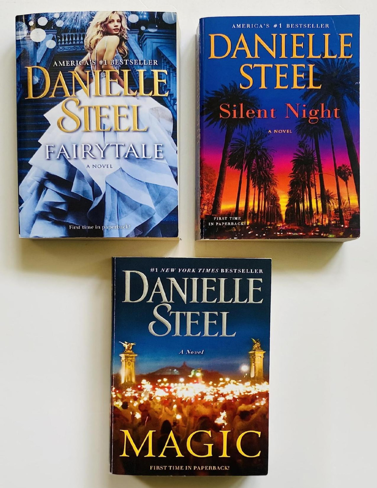 3 Danielle Steel Books Xx 1 Fairytale 2 Silent Night 3 Magic Steel