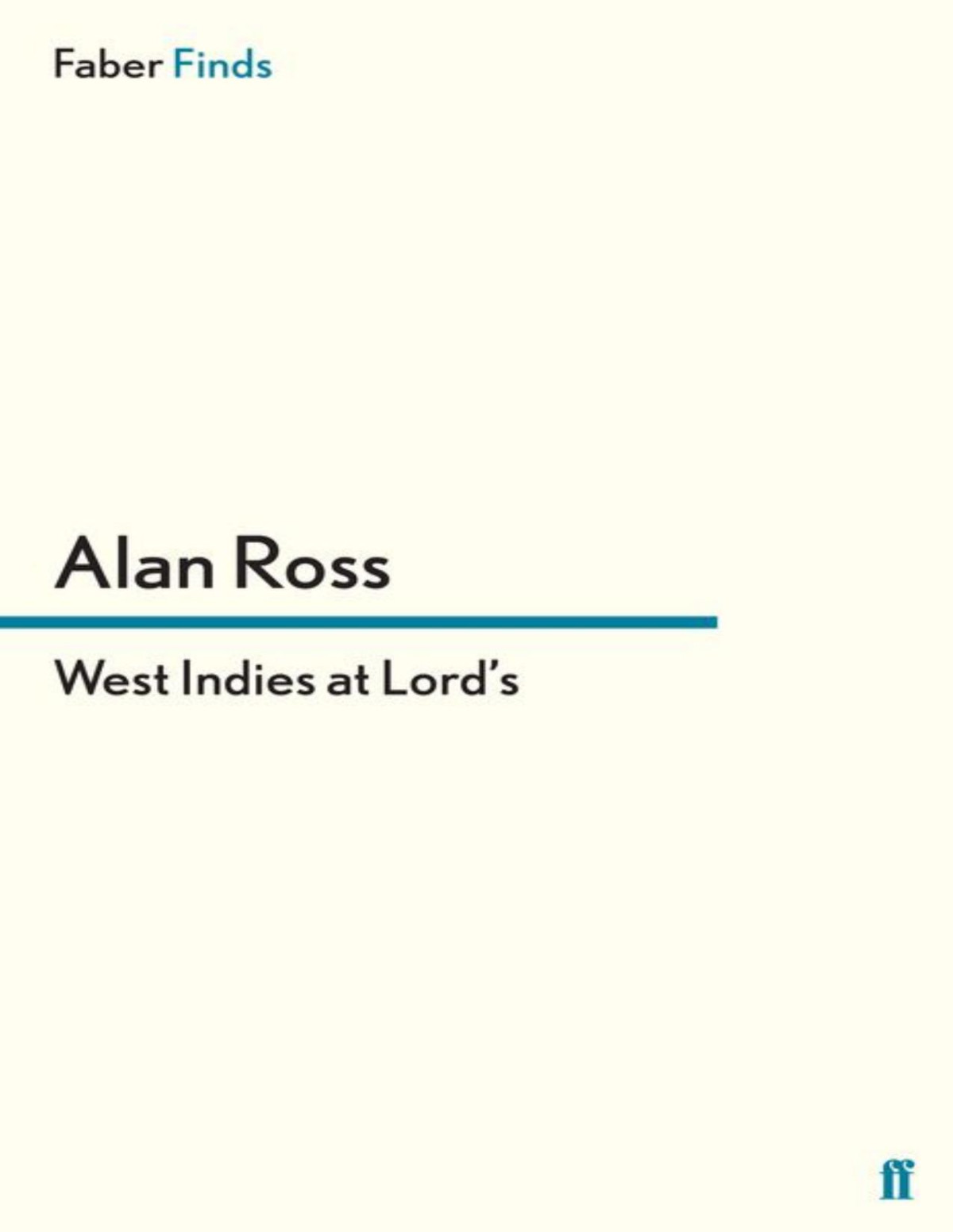 West Indies At Lords Alan Ross