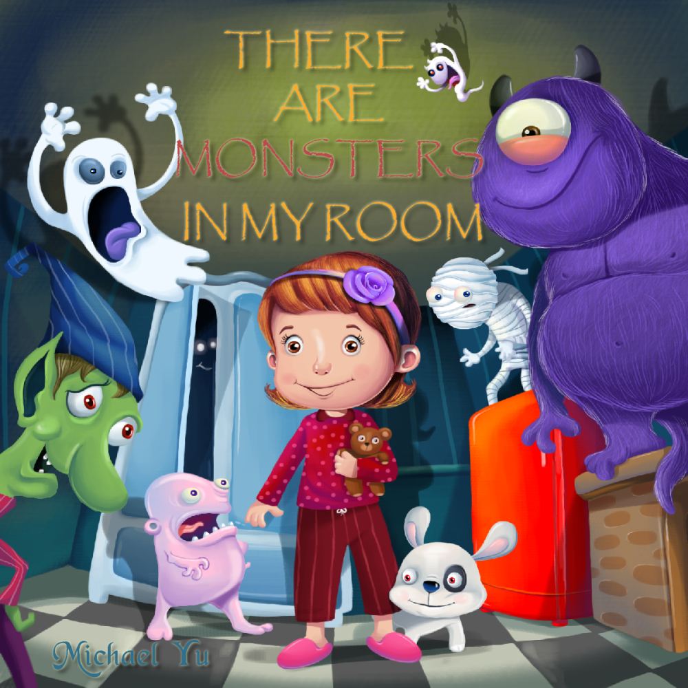 There Are Monsters In My Room Sleep Picture Book Bedtime Stories Childrens Books Monsters Book For Kids 3 Michael Yu