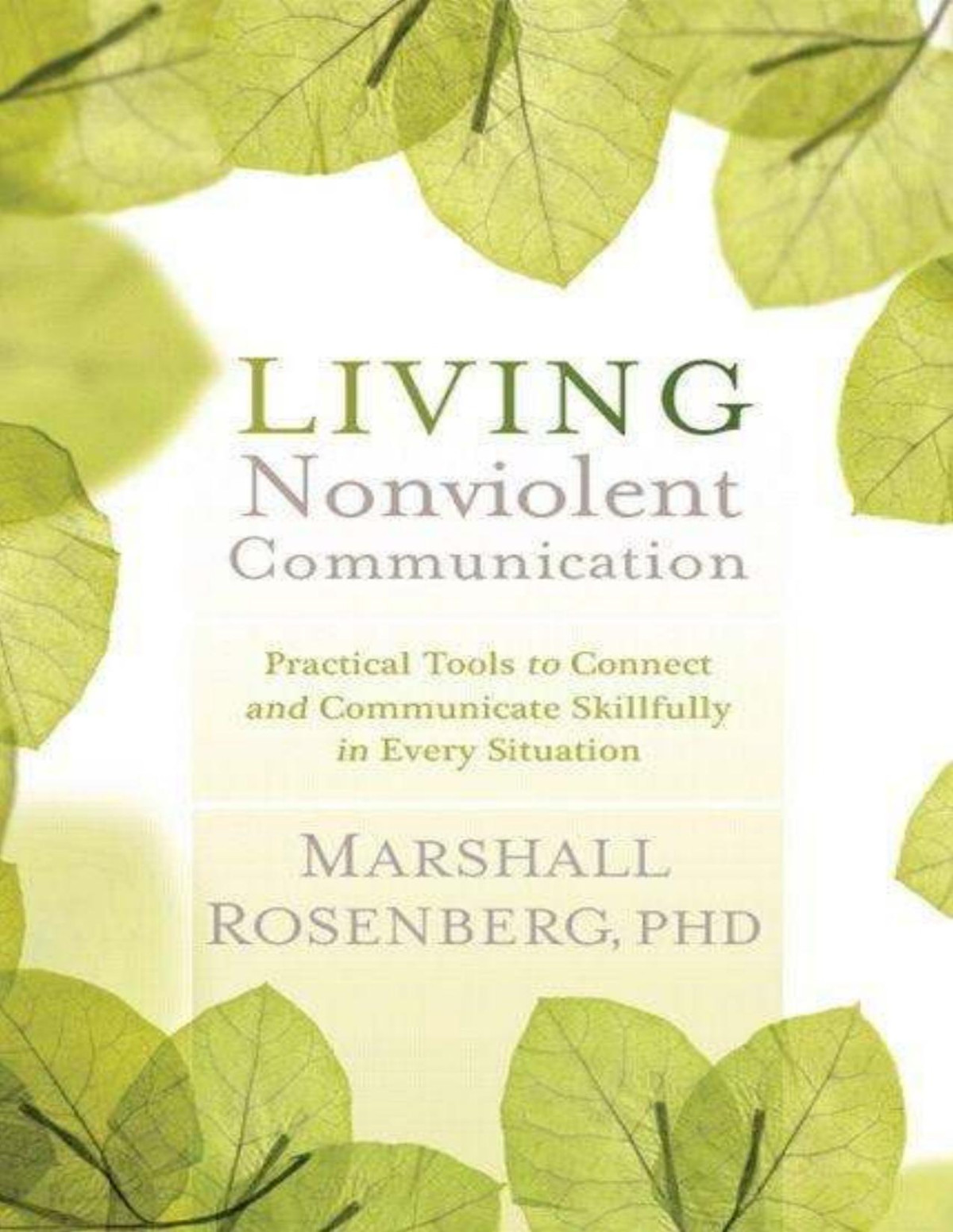Living Nonviolent Communication 1st Edition Marshall B Rosenberg