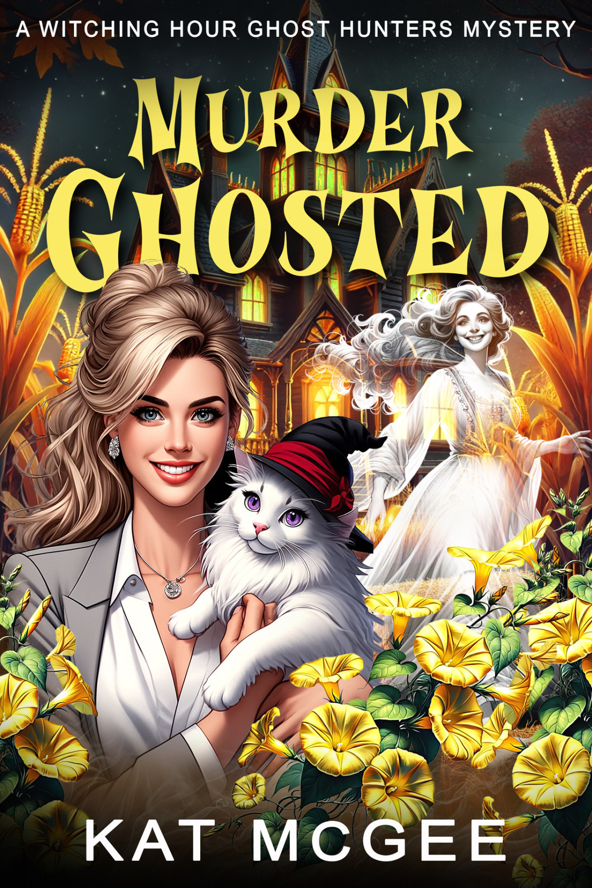 Murder Ghosted A Witching Hour Ghost Hunters Mystery Witching Hour Ghost Hunters Mysteries Book 2 Kat Mcgee