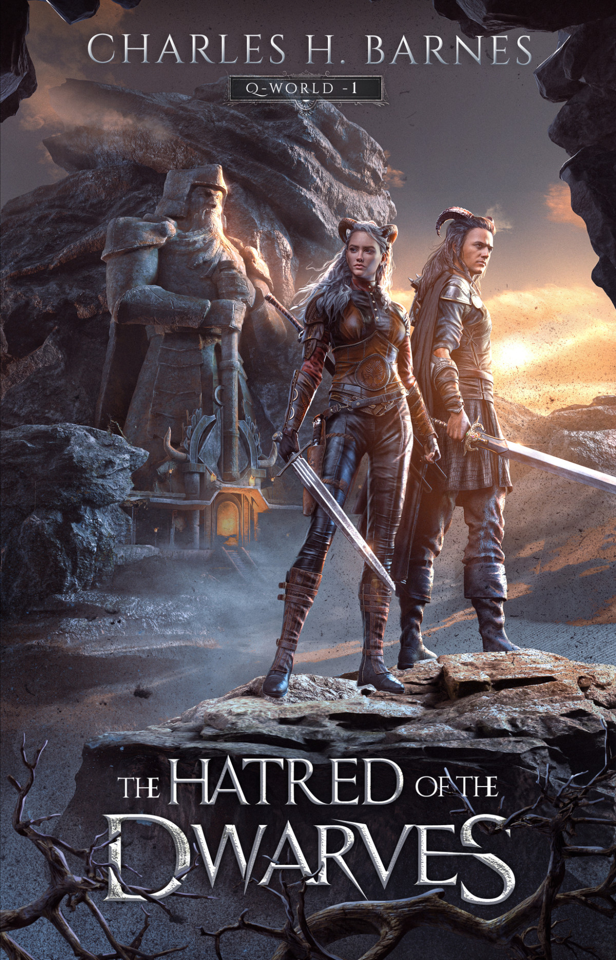 The Hatred Of The Dwarves An Epic Fantasy Litrpg Adventure Qworld Book 1 Charles H Barnes