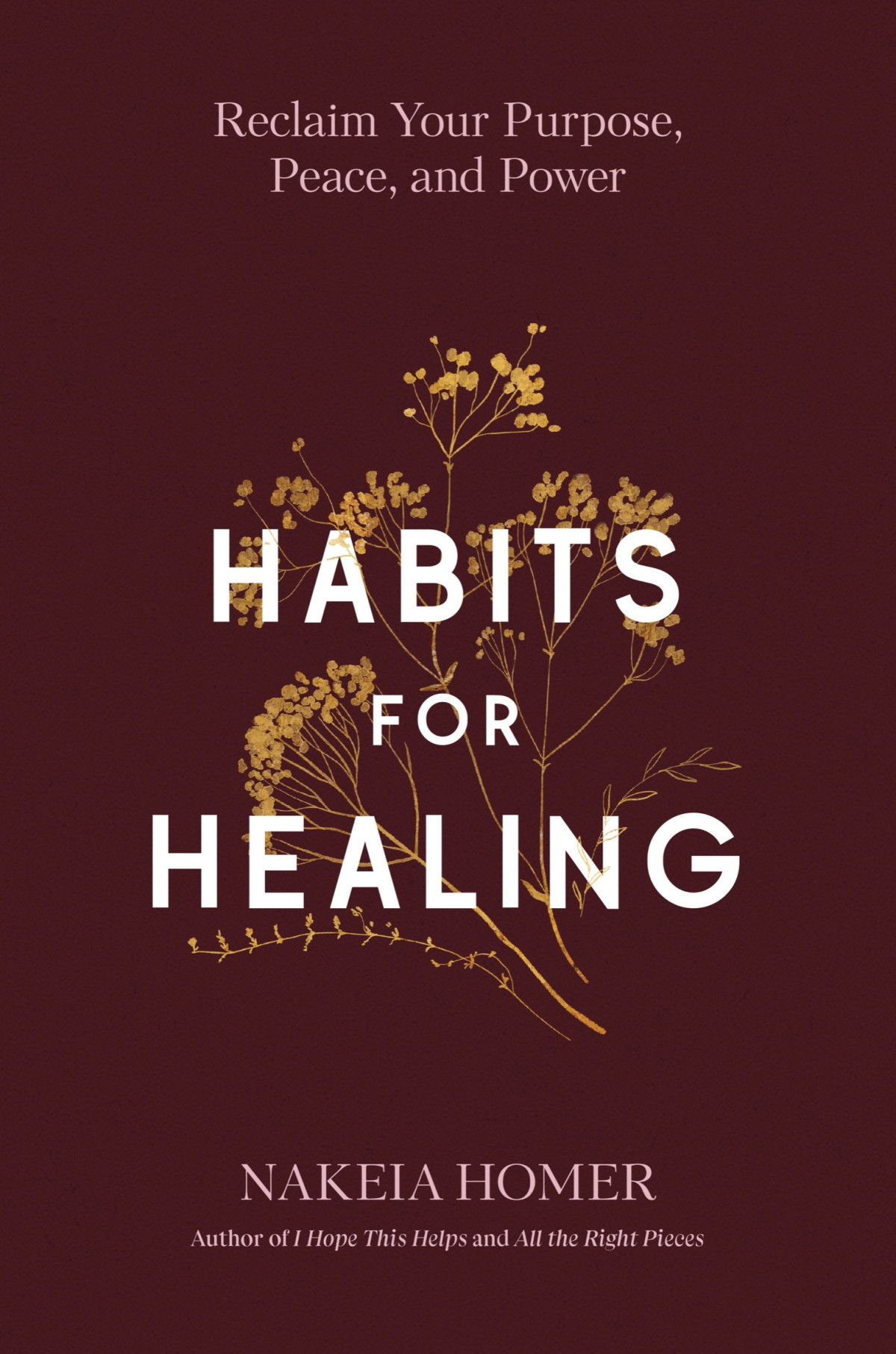 Habits For Healing Reclaim Your Purpose Peace And Power Nakeia Homer