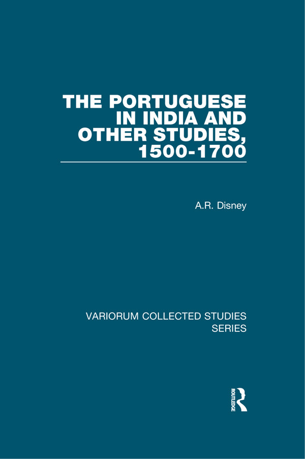 The Portuguese In India And Other Studies 15001700 Ar Disney