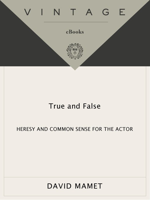 True And False David Mamet