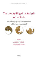 The Literarylinguistic Analysis Of The Bible 1st Edition Coll