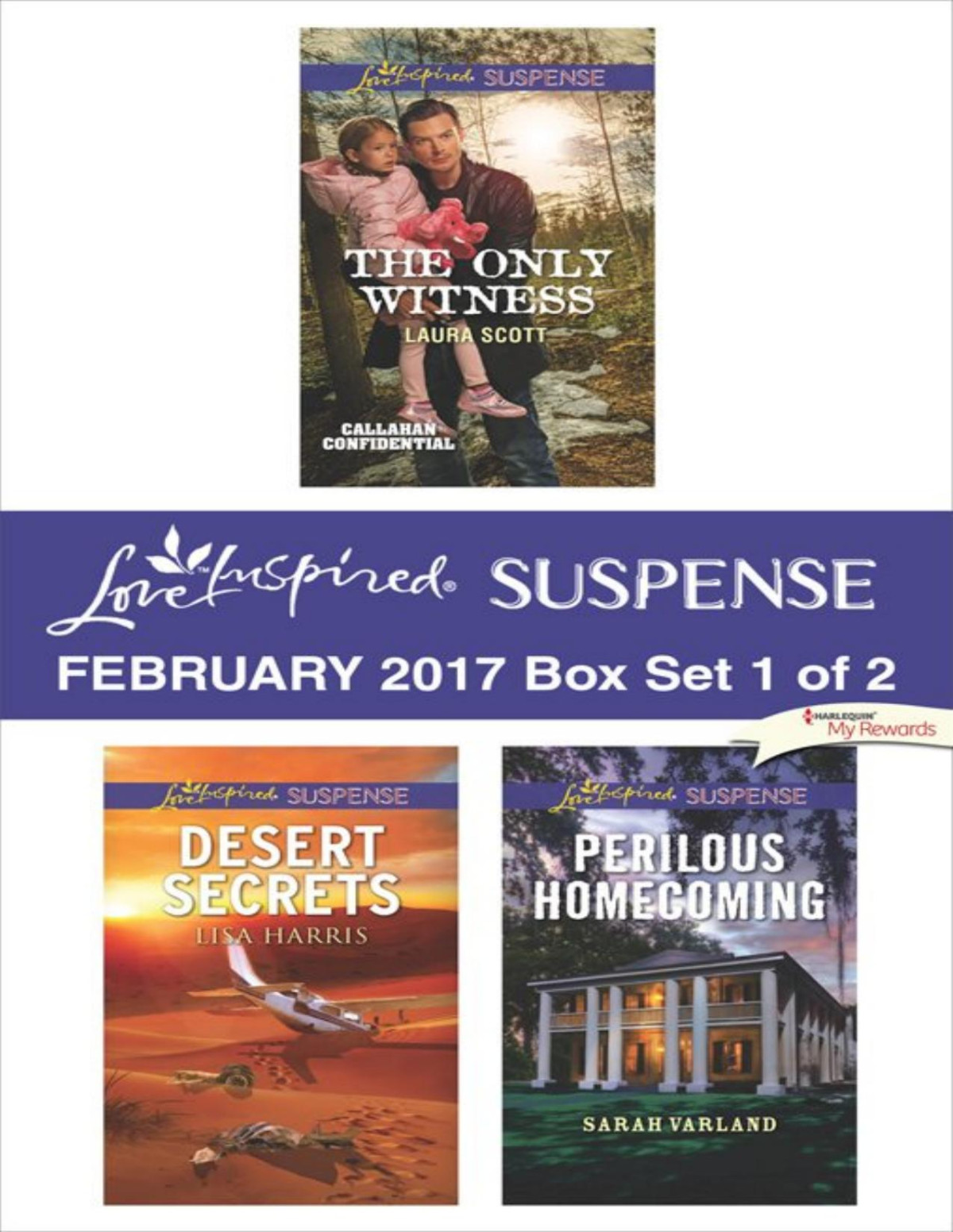 Harlequin Love Inspired Suspense February 2017 Box Set 1 Of 2 1st Edition Laura Scott