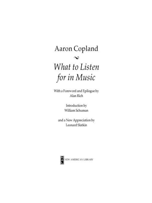 What To Listen For In Music Signet Classics Aaron Copland