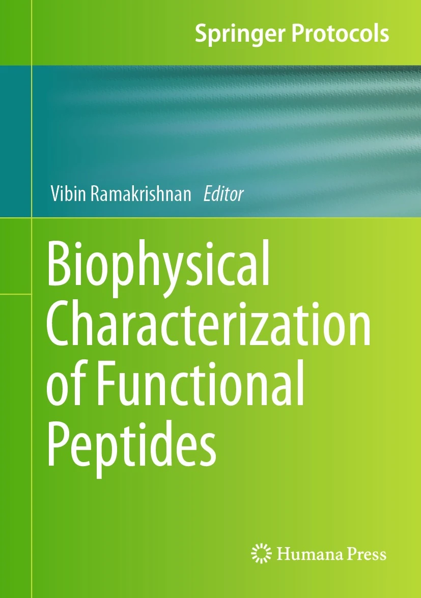 Biophysical Characterization Of Functional Peptides 1st Edition Vibin Ramakrishnan