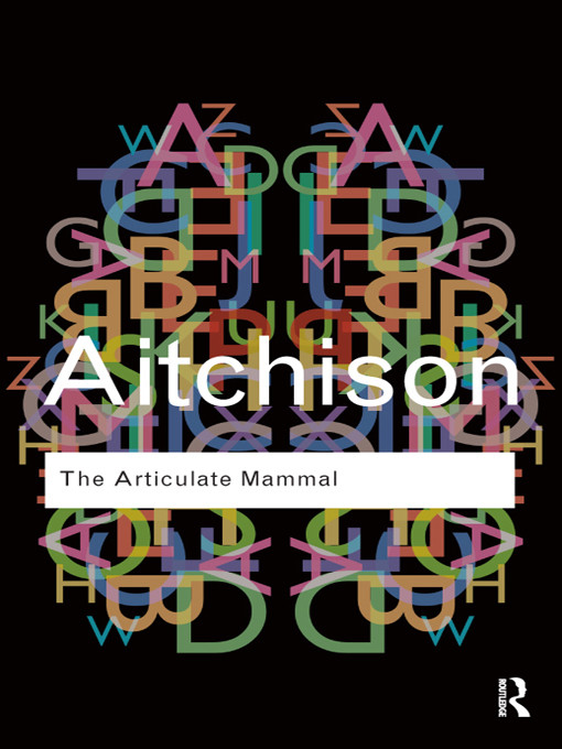 The Articulate Mammal Aitchison Jean