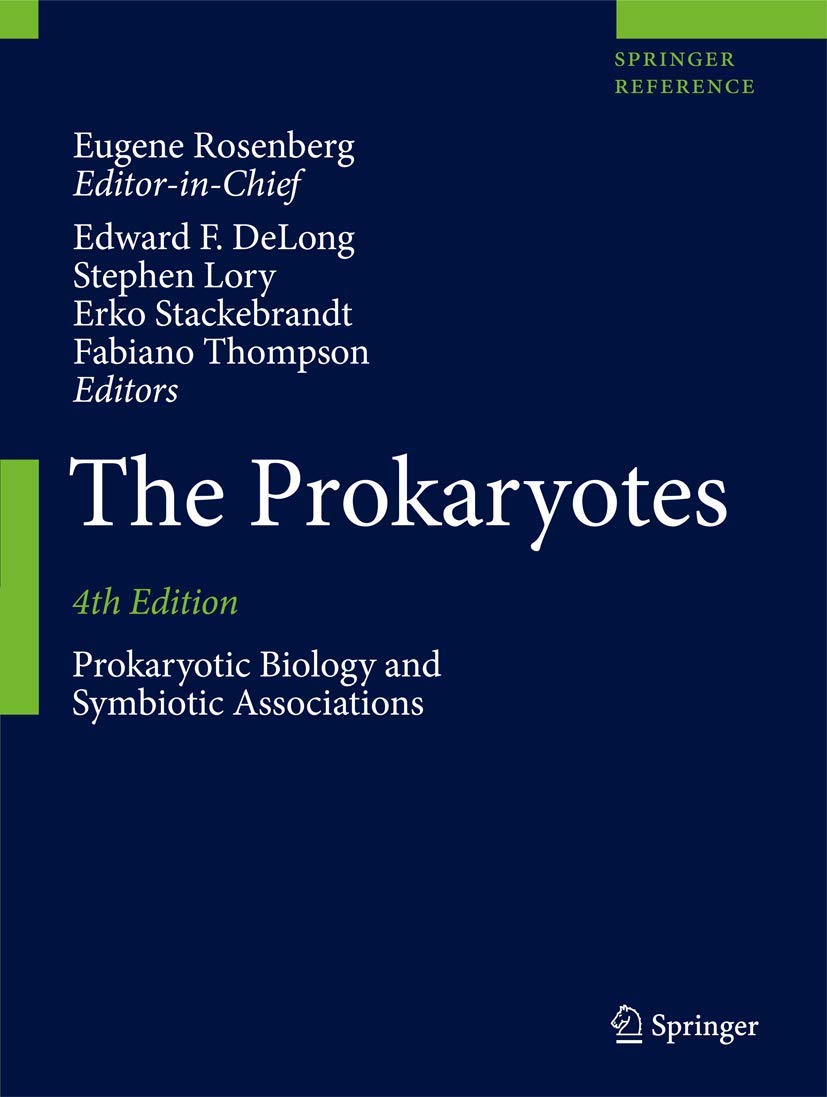 The Prokaryotes 4th Ed 2013 Edward F Delong Erko Stackebrandt