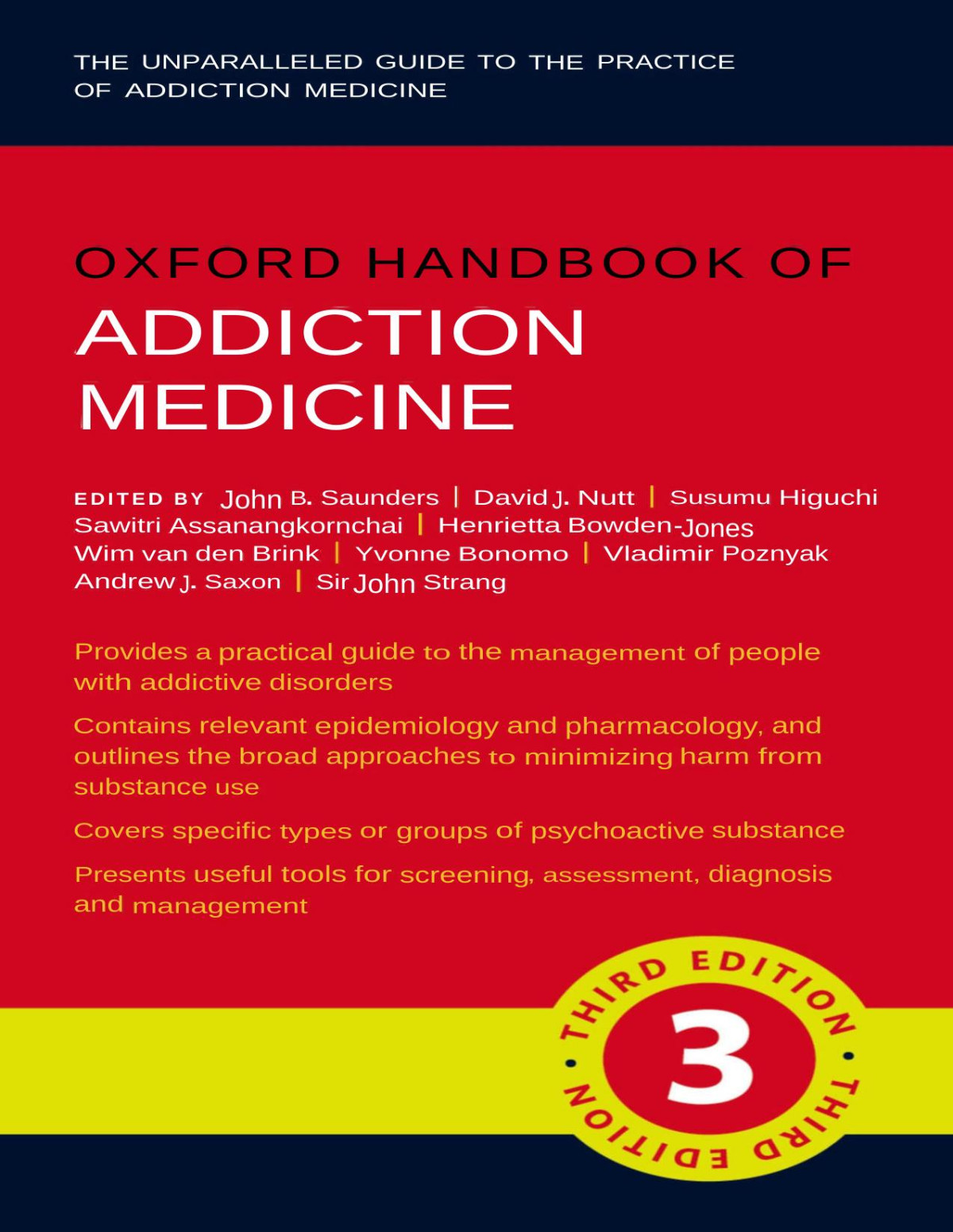 Oxford Handbook Of Addiction Medicine 3rd Edition Edited By John B Saunders