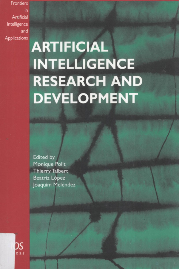 Artificial Intelligence Research And Developmentmonique Politthierry Talbertbeatriz Lopez 2006th Edition Joaquim Melendez
