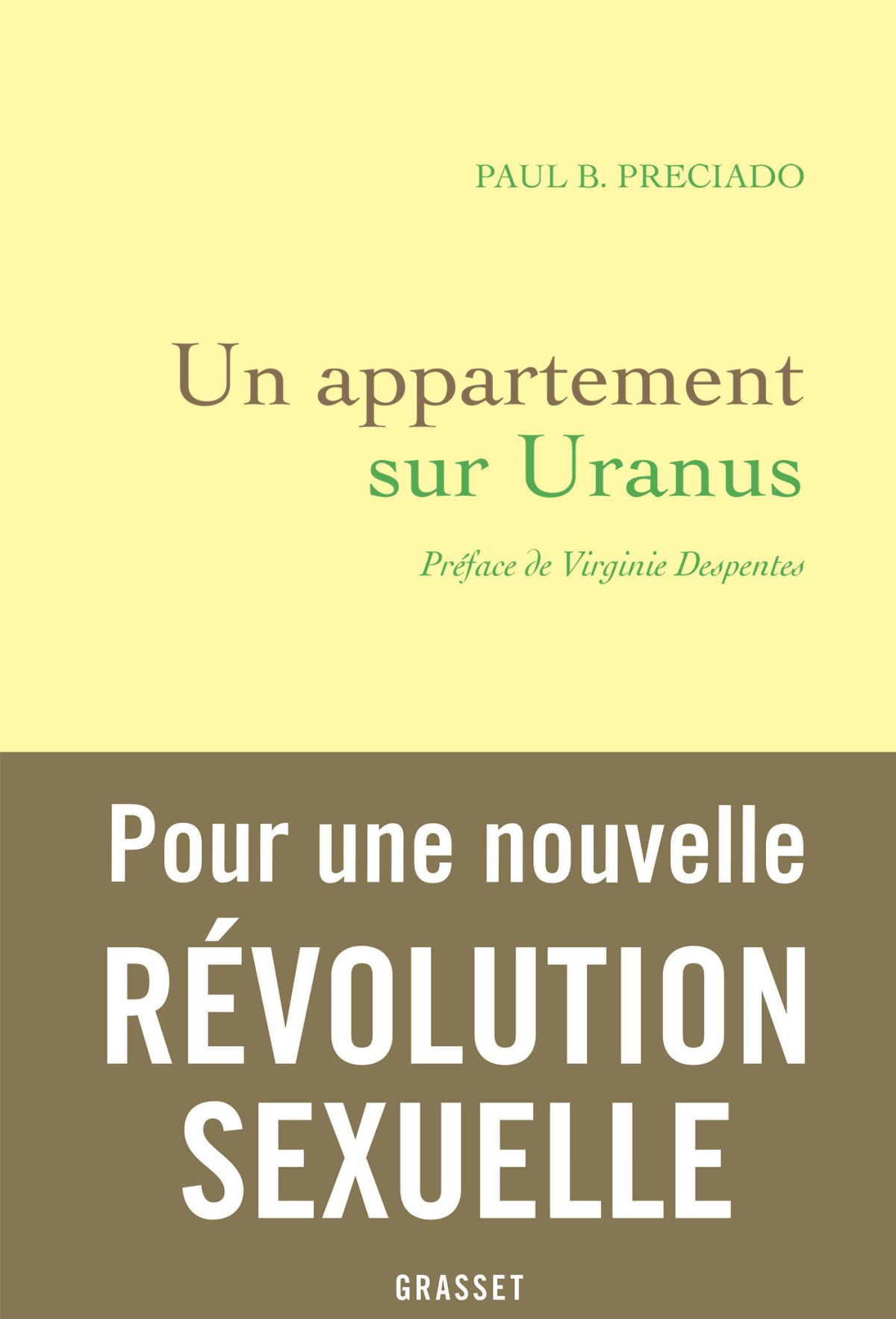 Un Appartement Sur Uranus Preciado Paul B
