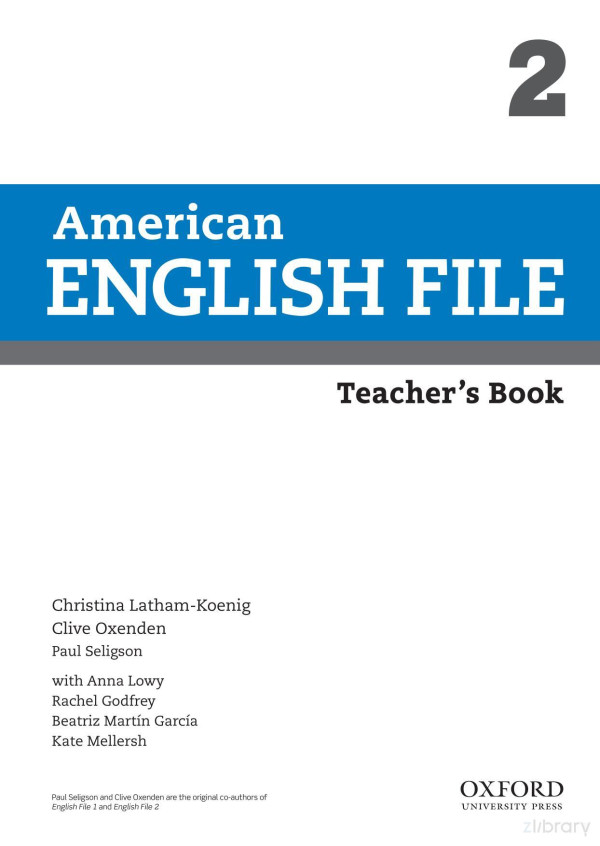 American English File 2 Teachers Book 2nd Christina Lathamkoenig