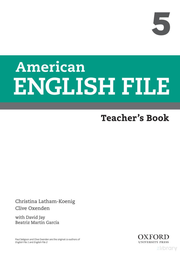 American English File 5 Teachers Book 2ed Christina Latamkoenig