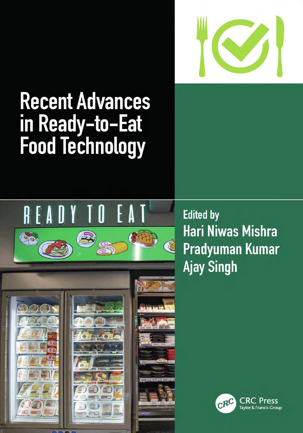 Recent Advances In Readytoeat Food Technology Hari Niwas Mishra