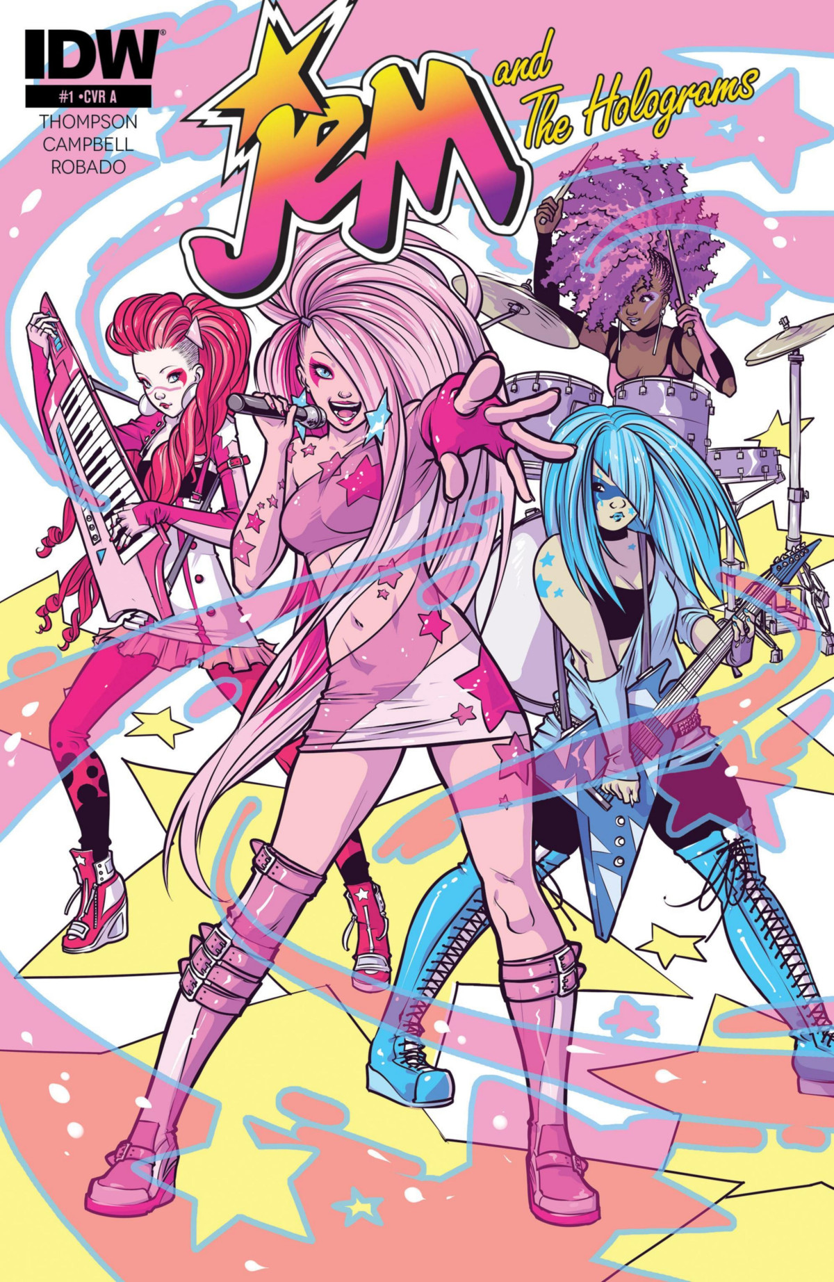 Jem And The Holograms Issue 1 1st Edition Kelly Thompson