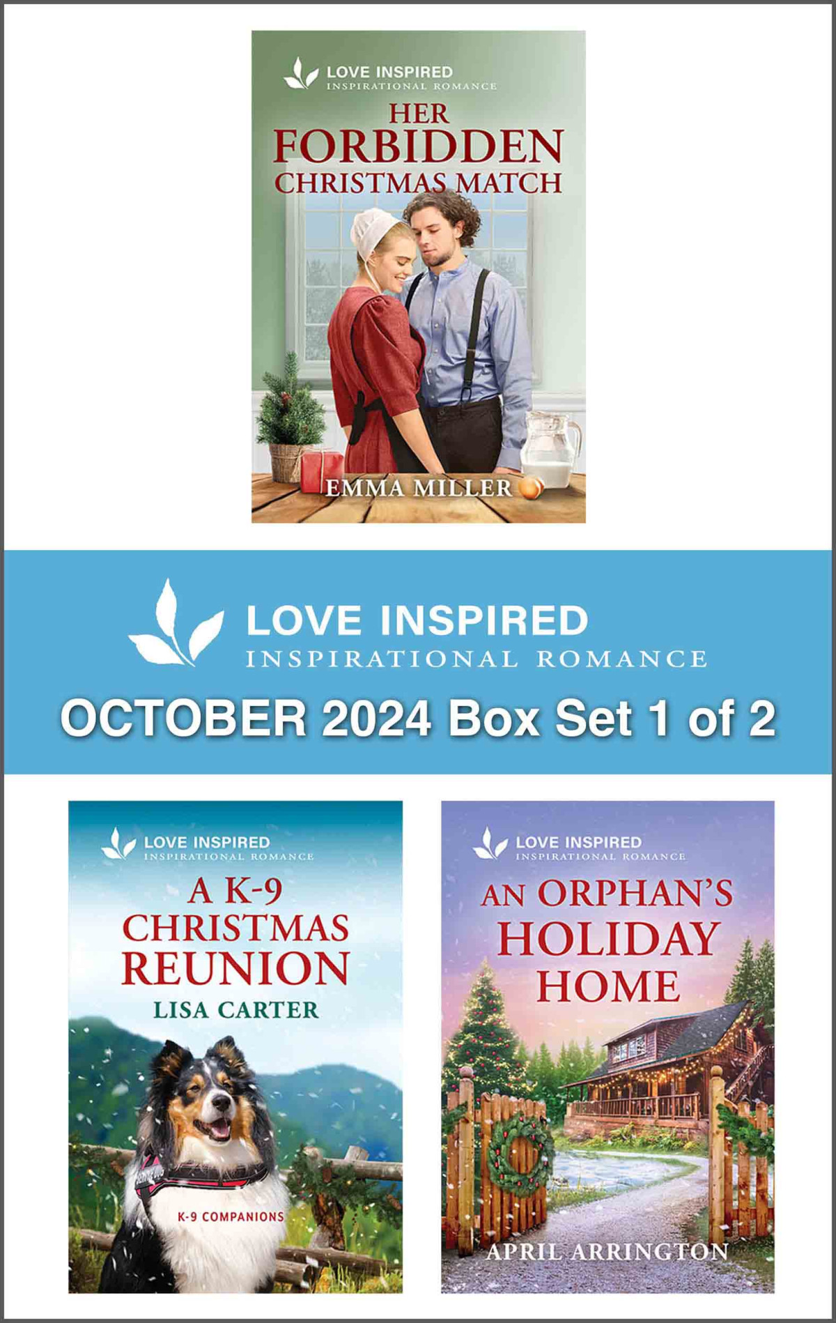 Love Inspired October 2024 Box Set 1 Of 2 Emma Miller Lisa Carter And April Arrington