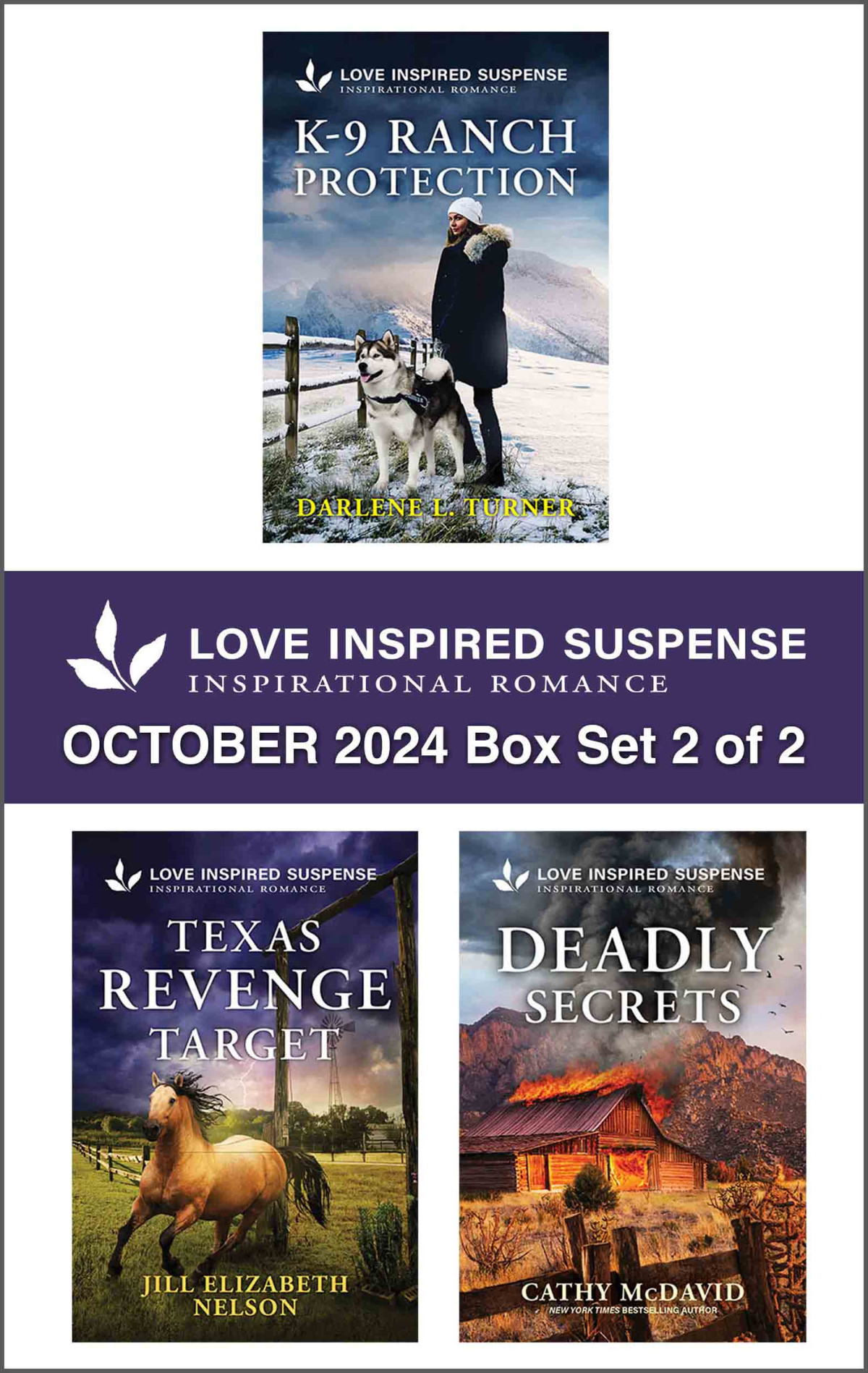 Love Inspired Suspense October 2024 Box Set 2 Of 2 Darlene L Turner