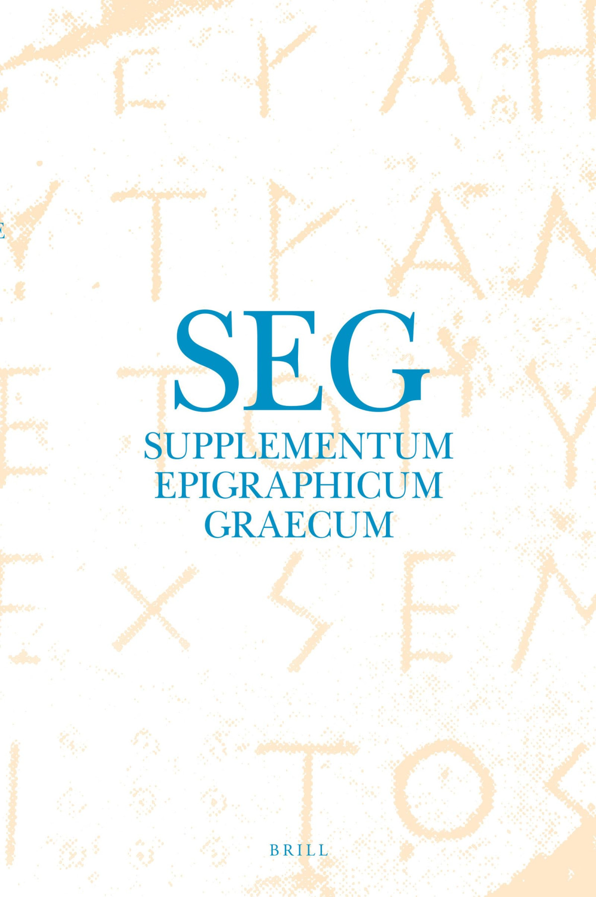 Supplementum Epigraphicum Graecum Angelos Chaniotis Thomas Corsten