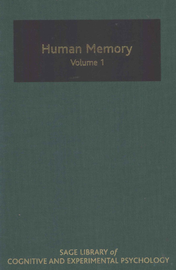 Human Memory Volume 1 2011th Edition Chris Ja Moulin