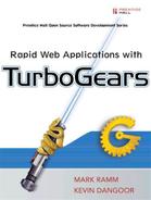 Rapid Web Applications With Turbogears Using Python To Create Ajaxpowered Sites Sayfan