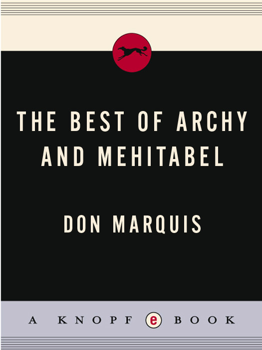 The Best Of Archy And Mehitabel Marquis Don