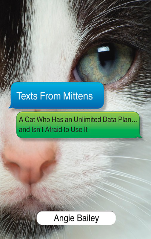 Texts From Mittens A Cat Who Has An Unlimited Data Planand Isnt Afraid To Use It Angie Bailey