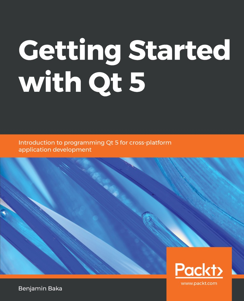 Getting Started With Qt 5 Benjamin Baka