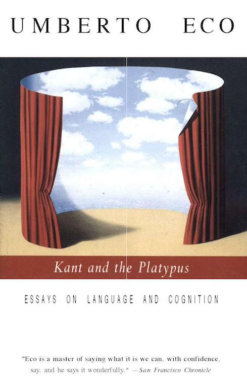 Kant And The Platypus Umberto Eco