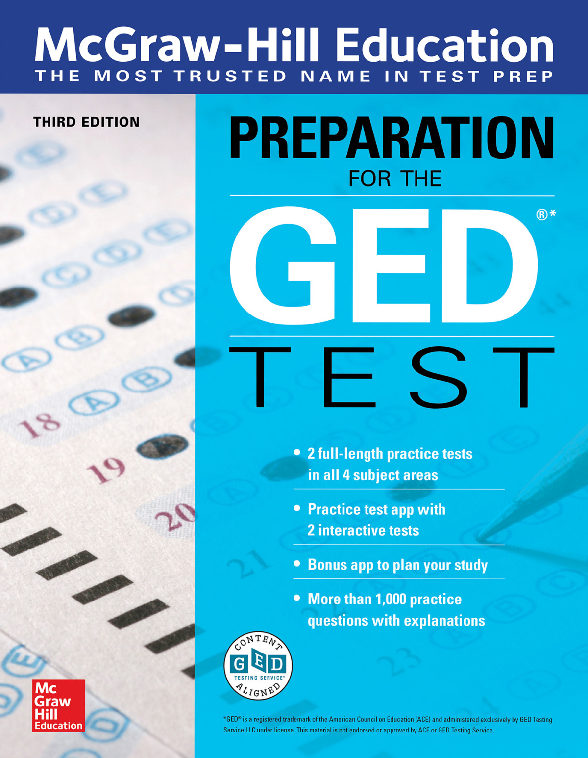 Mcgrawhill Education Preparation For The Ged Test Mcgrawhill Education Editors