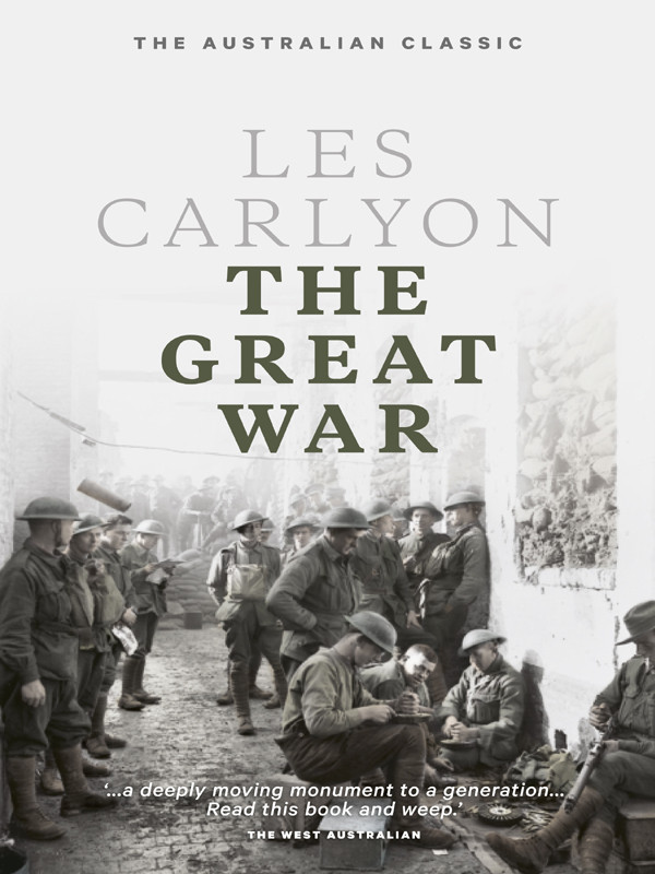 The Great War Carlyon Les