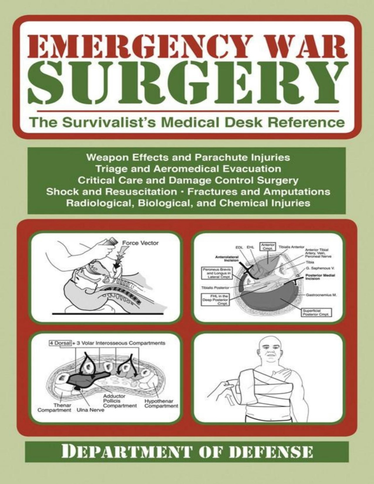 Emergency War Surgery The Survivalists Medical Desk Reference Department Of The Army