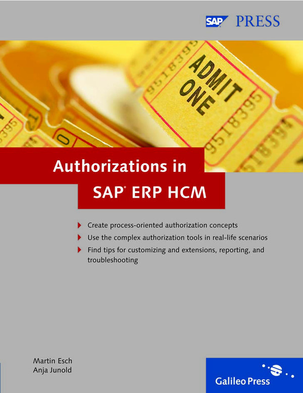 Authorizations In Sap Erp Hcm Martin Esch Anja Marxsen