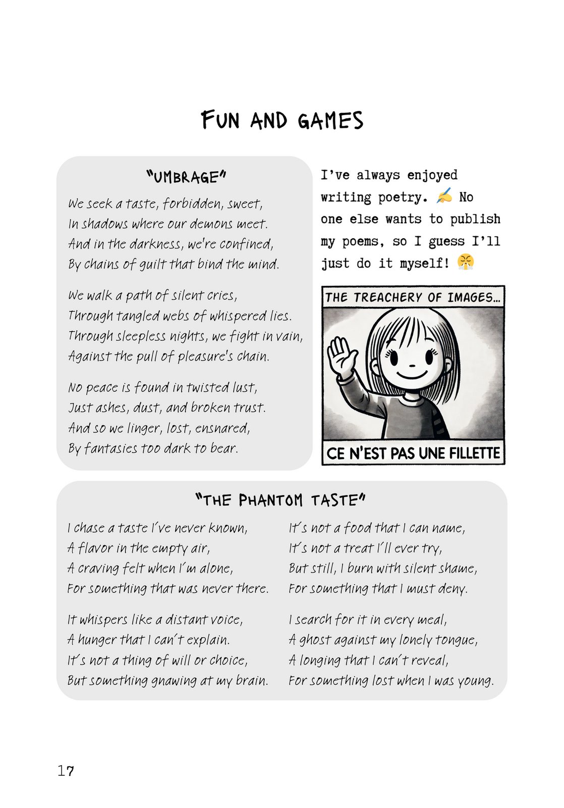 Zine Prosaic 1 First Impressions Cloverantics