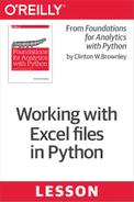 Working With Excel Files In Python Brownley Clinton W