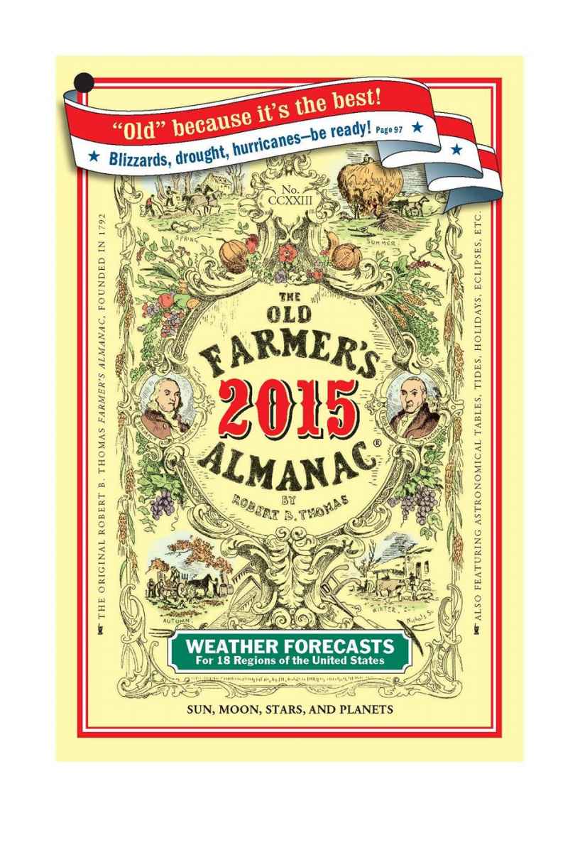 The Old Farmers Almanac 2015 Almanac Old Farmers