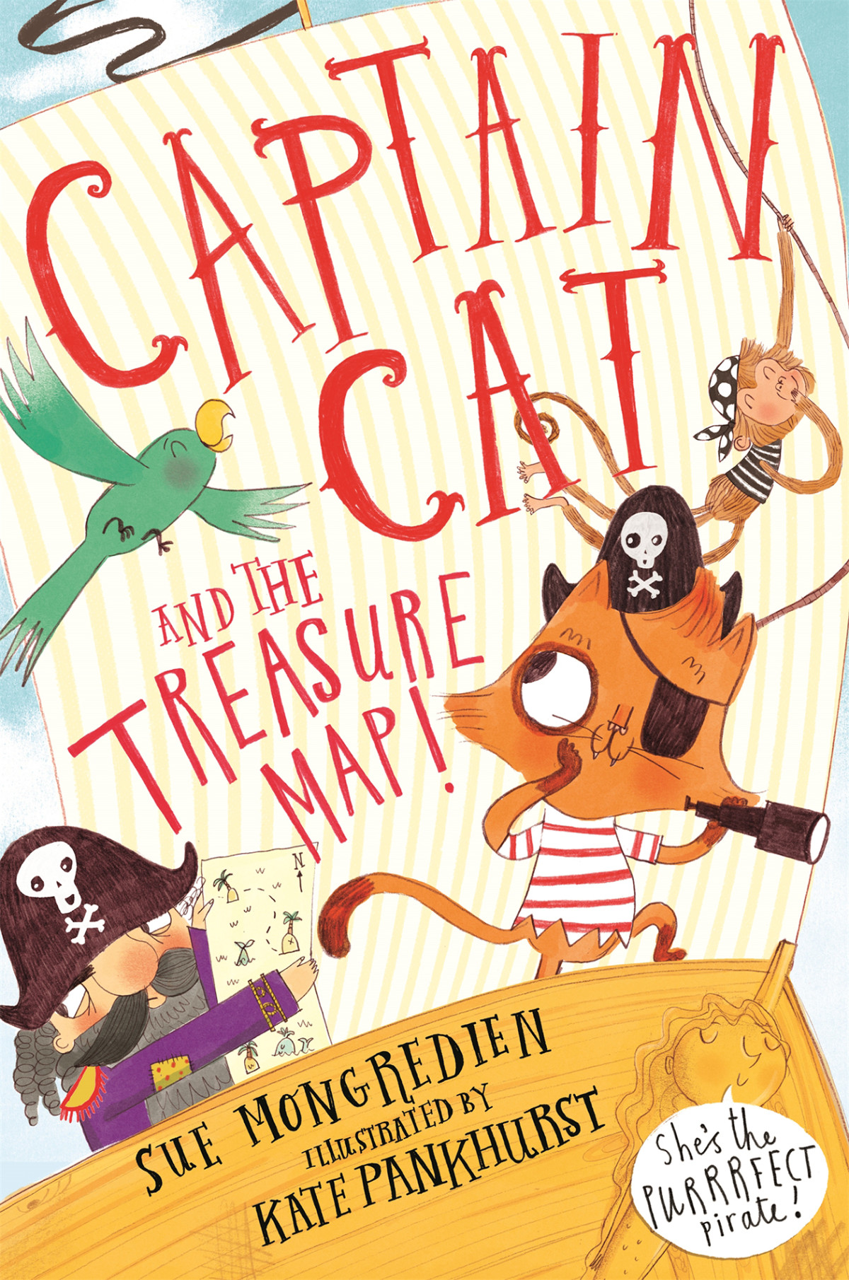 Captain Cat And The Treasure Map Mongredien Sue