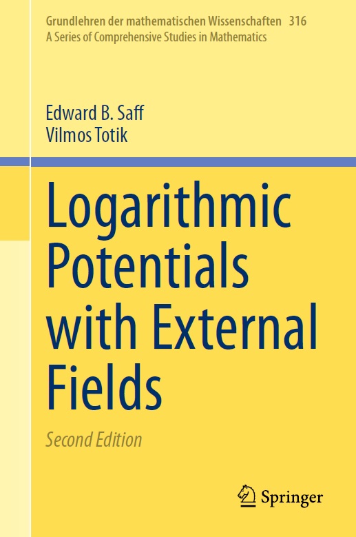 Logarithmic Potentials With External Fields 2nd Edition Edward B Saff