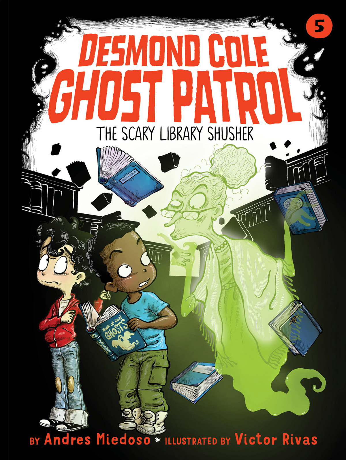 Desmond Cole Ghost Patrol 05 The Scary Library Shusher Miedoso