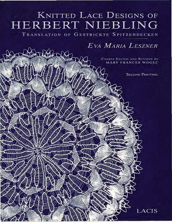 Knitted Lace Designs Of Herbert Niebling Leszner Eva Maria